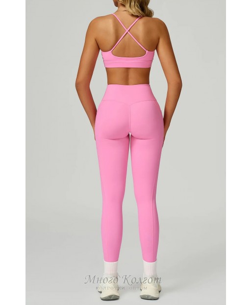 Жіночий спортивний комплект Leggings + Top model 156